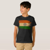 Indien-Flagge T-Shirt (Vorne ganz)