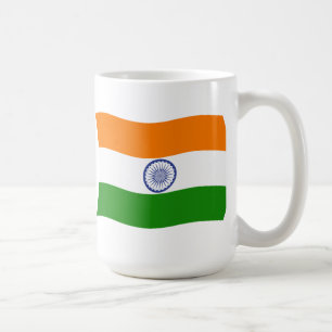 Indien Flagge Tasse