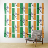 INDIEN FLAGGE WANDTEPPICH (Beispiel (Horizontal))