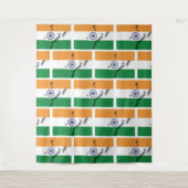 INDIEN FLAGGE WANDTEPPICH (Vorderseite)