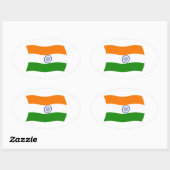 Indien Flaggen Aufkleber (Blatt)
