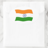 Indien Flaggen Aufkleber (Tasche)