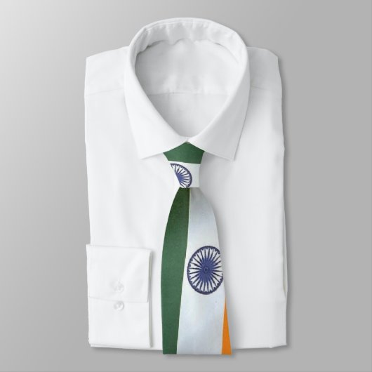 Indien-Flaggen-Krawatte Krawatte (Gebunden)