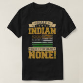 Indien Flaggen-Souvenirs für Amerikanische Ureinwo T-Shirt (Design vorne)