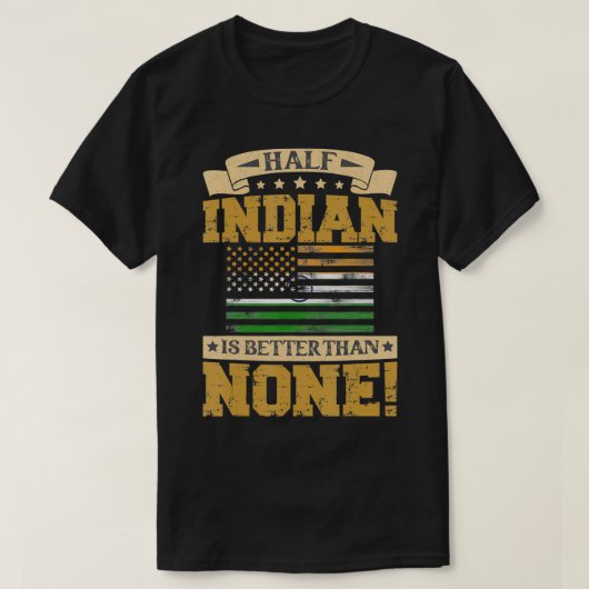 Indien Flaggen-Souvenirs für Amerikanische Ureinwo T-Shirt (Design vorne)