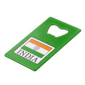 Indien Geldbeutel Flaschenöffner (Rückseite Schrägansicht)