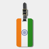 Indien Gepäckanhänger (Vorderseite vertikal)