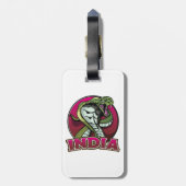 Indien Gepäckanhänger (Rückseite vertikal)