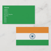 Indien - Geschäft Visitenkarte (Vorne/Hinten)
