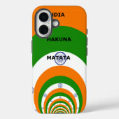 Indien HAKUNA MATATA Case-Mate iPhone Hülle (Rückseite)