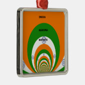 Indien HAKUNA MATATA Silbernes Ornament (Rechts)
