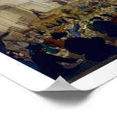 Indien House, The Sale Room, von 'Ackermann's Micr Poster (Ecke)