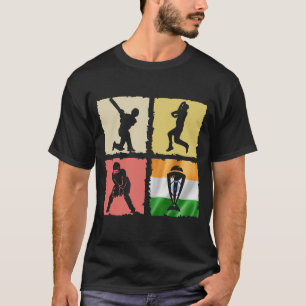 Indien - Indien Cricket - Unterstützung von Indien T-Shirt