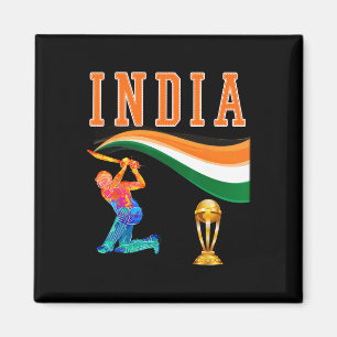 Indien Indische Cricket-Mannschaft Trikot Magnet