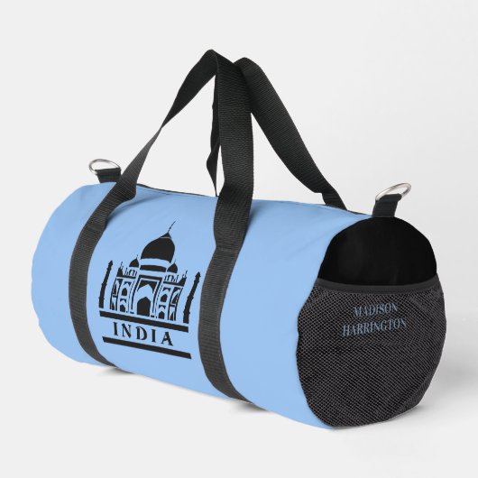 INDIEN individuelle Name und Farbe Duffle Bag (Rechte Ecke)