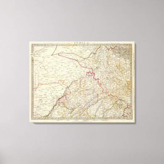 Indien IX Leinwanddruck (Vorderseite)