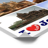 Indien - Jodhpur - I Liebe - Poster (Ecke)