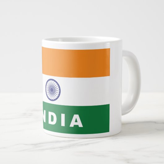 Indien Jumbo-Tasse (Vorderseite Rechts)