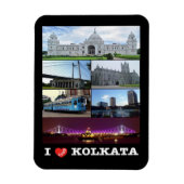 Indien - Kalkutta - Mosaik - Magnet (Vertikal)