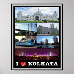 Indien - Kalkutta - Mosaik - Poster