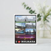 Indien - Kalkutta - Mosaik - Postkarte (Stehend Vorderseite)