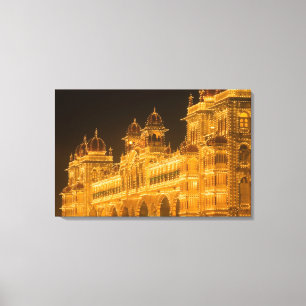 INDIEN, Karnataka, Mysore : Majaraja-Palast (b. 2 Leinwanddruck