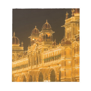 INDIEN, Karnataka, Mysore : Majaraja-Palast (b. 2 Notizblock