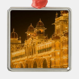 INDIEN, Karnataka, Mysore : Majaraja's Palast (b.  Silbernes Ornament