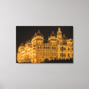 INDIEN, Karnataka, Mysore : Palast des Majaraja (e Leinwanddruck