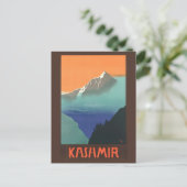 Indien (Kaschmir) Reiseplakatkarte Postkarte (Stehend Vorderseite)