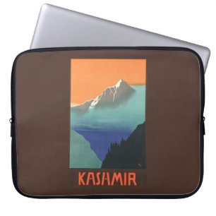 Indien (Kaschmir) Reiseposter Laptop-Hülle Laptopschutzhülle