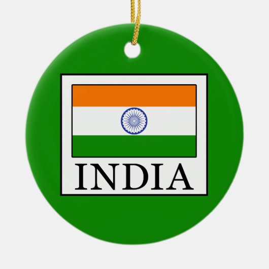 Indien Keramik Ornament (Vorne)