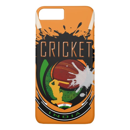 Indien-Kricket iPhone 7 Plusfall Case-Mate iPhone Hülle (Rückseite)