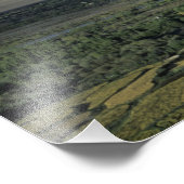 Indien, Ladakh, Thikse. Buddhistischer Mönch bläst Fotodruck (Ecke)