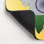 Indien-Landesflagge Mousepad (Ecke)