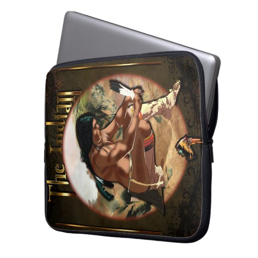 Indien - Laptop-Sieb Laptopschutzhülle (Vorderseite Links)