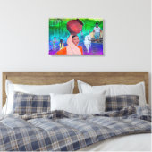 Indien Leinwanddruck (Insitu (Schlafzimmer))