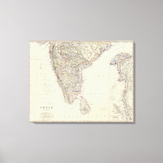 Indien Leinwanddruck (Vorderseite)