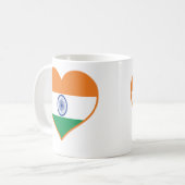 Indien-Liebe Kaffeetasse (Vorderseite Links)