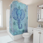 Indien lord-Ganesh-Elefantenkunst Duschvorhang (Beispiel)