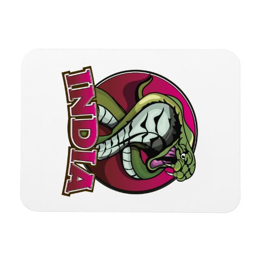 Indien Magnet (Horizontal)