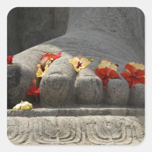 Indien, Mangalore, Karkala. Jains Quadratischer Aufkleber