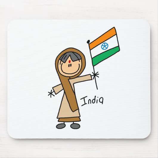 Indien-Mauspad Mousepad (Vorne)
