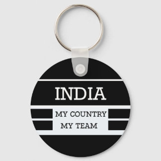 Indien Mein Land Mein Team Konzept Schlüsselanhänger