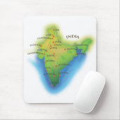 Indien Mousepad (Mit Mouse)