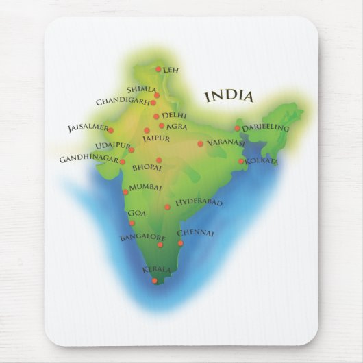 Indien Mousepad (Vorne)