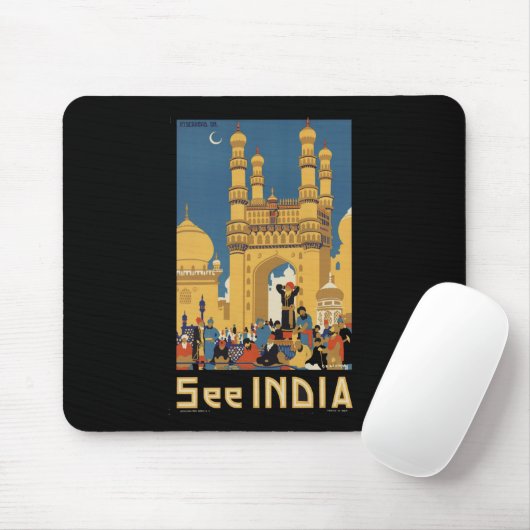 Indien Mousepad (Mit Mouse)