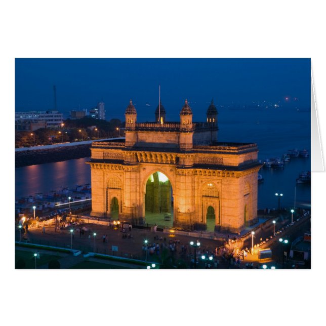 INDIEN, Mumbai (Bombay): Gateway of India / (Vorderseite (Horizontal))