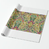 Indien nahtlos paisley Muster, dekorative Grenze. Geschenkpapier (Ungerollt)