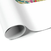 Indien nahtlos paisley Muster, dekorative Grenze. Geschenkpapier (Rolleneckpunkt)